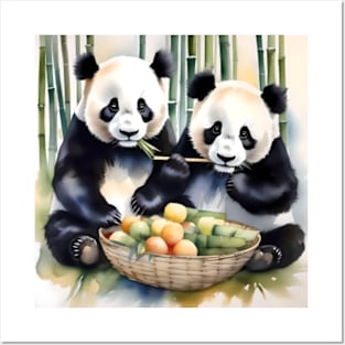 Panda Bear Study Posters and Art